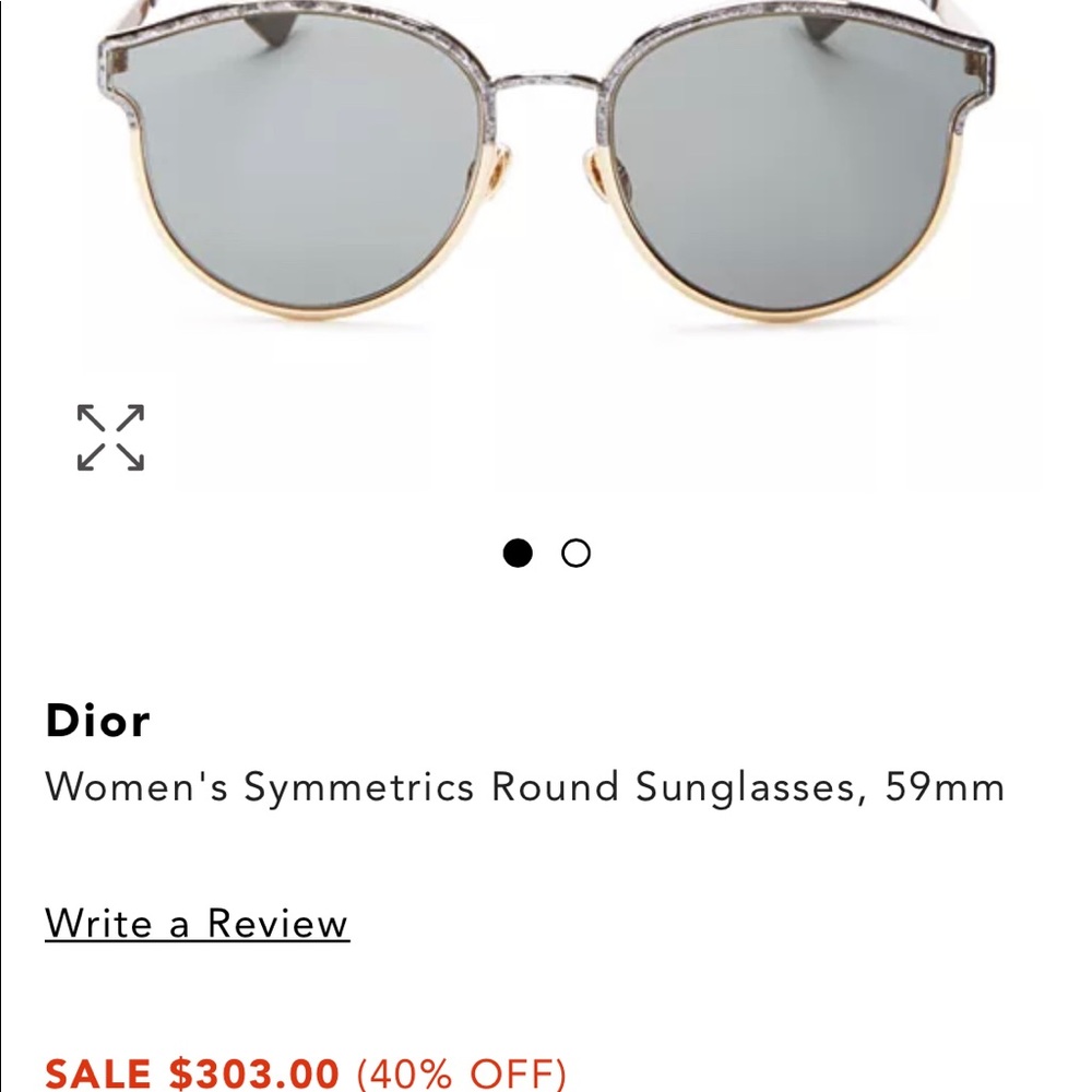 Christian Dior Symmetrics Sunglasses